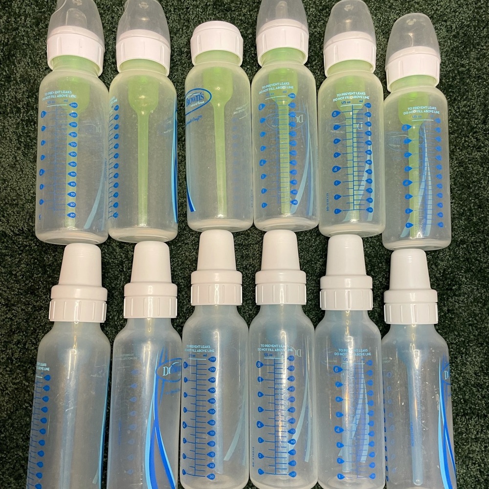Used Dr. Brown’s Options Baby Bottle, 8oz - 12 Ea